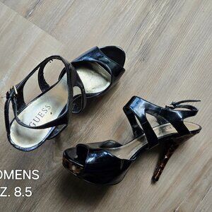 Guess Animal Print Stiletto Heels